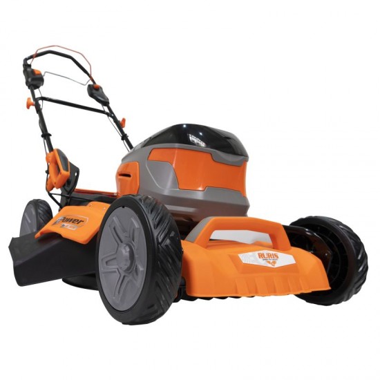 Masina de tuns gazon pe acumulator RURIS RXI 4645e {contine acumulator+incarcator}